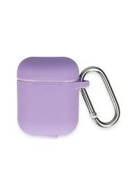 Resim Newface Apple Uyumlu AirPods 2 2.nesil Hang Kılıf - Lila 