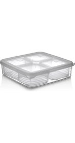 Resim Klassy Line Saklama Seti (4+1) 1,60 Lt +0,25 Lt*4 Lü Kahvaltılık Orta Boy 