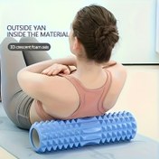 Resim 3 renk seçeneği, kas gevşetme ve spor performansı için mini köpük sırt masaj rulosu - yoga, Pilates ve fitness için ideal, şarj gerektirmez 