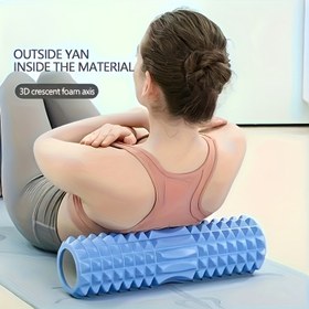 Resim 3 renk seçeneği, kas gevşetme ve spor performansı için mini köpük sırt masaj rulosu - yoga, Pilates ve fitness için ideal, şarj gerektirmez 