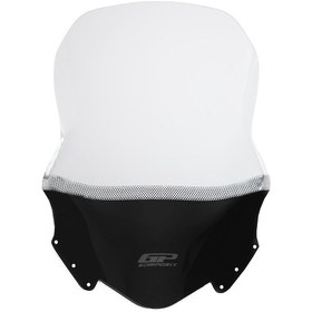 Resim GP Kompozit Yamaha XMAX 250 / 400 2014 - 2017 Uyumlu Baskılı Ön Tur Camı Şeffaf 