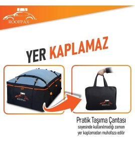 Resim Roofpax Yeni Nesil Port Bagaj, Araç Üstü Tavan Çantası 