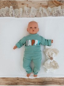 Resim Tomuycuk Kışlık Bebek Kundağı Unisex Bebek Dış Kundak Battaniyesi Hastane Çıkışı Kundak Battaniye 