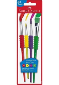Resim Faber Castell Faber-Castell Fırça Seti 10Lu Paket Soft Touch 4 Lü 51794816 