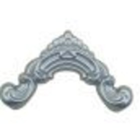 Resim DECOZZA Gümüş 4 Cm Çıta Uyumlu Dekoratif 4'lu Köşe Motifi Seti 