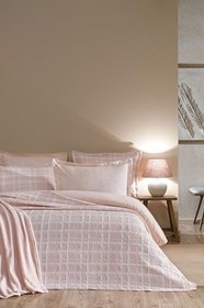 Resim Puffy Meona Tek Kişilik 6 Parça Endless Çeyiz Seti - Pembe, 160 x 220 