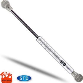 Resim Std Piston Dolap Kapak Amortisörü Gazlı Kapak Pistonu 100n 