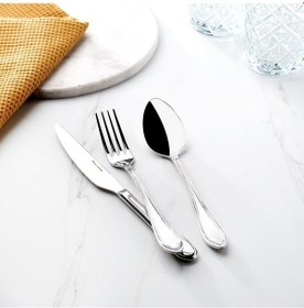 Resim Hisar Avşa Sade 12 Kişilik 84 Parça Çatal Kaşık Bıçak Seti Ordöv 