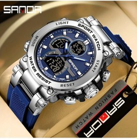 Resim Oldfriend Sanda Erkek Spor Dijital Kronograf Alarmlı Su Geçirmez Askeri Yeşil Kol Saati Diğer 