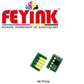 Resim Feyink Hp 72 Photo Black Pk Çip Resetleyicili Chip 