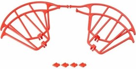 Resim DJI Mavic Pro 4 Adet Hızlı Kurulum Pervane Koruma + Uzatma Ayak Kırmızı 