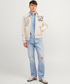 Resim Jack & Jones Erkek Chris 921 Relaxed Fit Jean Blue Denim 