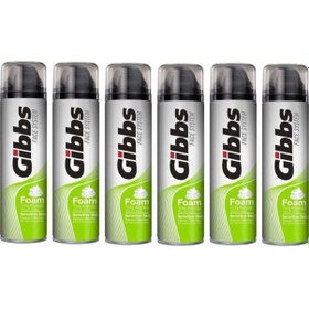 Resim Gibbs Extra Sensetive Tıraş Köpüğü 6 x 200 ML 