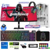 Resim Xaser Delux X111 i7-14700F 16 GB 512 GB M.2 NVMe SSD 12 GB RTX4070 Super 34" Free Dos Masaüstü Oyuncu Bilgisayarı 