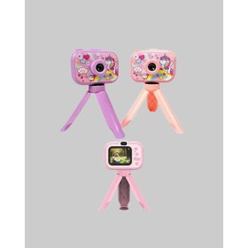 Resim 2 Inç Ekranlı Çocuk Kamerası - Çizgi Film Efektli ve Müzik Çalar Özellikli 
