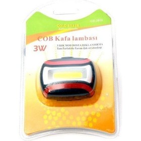 Resim Head Lamp Kafa Feneri 3w Cob Beyaz - Siyah 