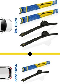 Resim Goodyear Kıa Sorento Supermute Ön Ve Arka 3'lü Muz Silecek Takımı 2002-2010 Suv (600mm 450mm 350mm 
