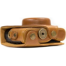 Resim Megagear MG601 Sony Cyber-Shot Dsc-Wx500 Deri Kamera Çantası 