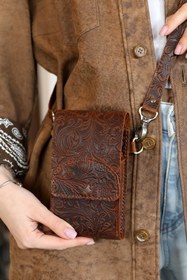 Resim Kanguru Desenli - Dark Brown 