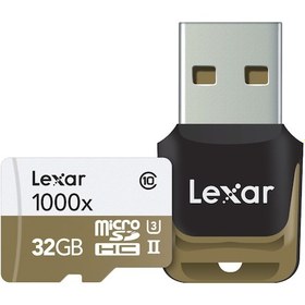 Resim Lexar 32Gb 1000X Microsdhc C10 150Mb/Sn+Usb3.0 4K Hafıza Kartı 