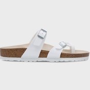 Resim Birkenstock Bayan Terlik 071051-Beyaz 