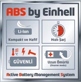 Resim Einhell 18V 2,0 Ah Power-X-Change, Akü 