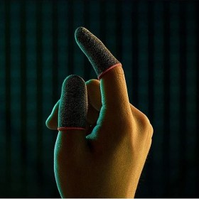 Resim Pubg ve Diğer Oyunlar Için Hızlı Tetik Oyun Parmak Eldiveni Sıyah 2 Çıft 4 Adet Eldiven 