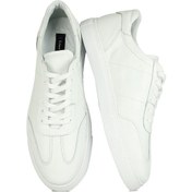 Resim Erkan Kaban 385005 468 Beyaz Matt - Erkek Büyük Numara Ayakkabı Beyaz 