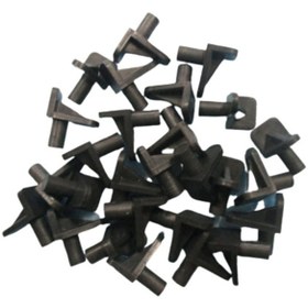 Resim Serra Raf Pimi Plastik 5mm Raf Pimi Siyah 100 Adet 