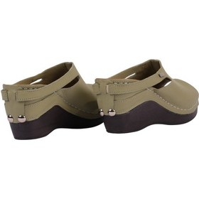 Resim Napa Shoes Ortopedik Konforlu Dolgu Topuk Ayarlanabilir Açık Burun Terlik Napa-1001 164 