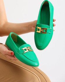 Resim en7 Kadın Loafer 163 - Yeşil 