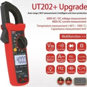 Resim PremiumPort Dijital Pensampermetre UT202+ 400A, True Rms, Hassas Ölçüm 