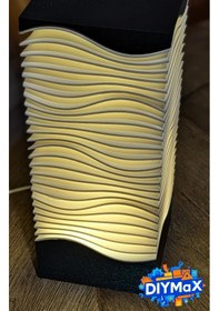 Resim Aqua Model Piramit Led Gece Lambası 5v Usb Kablolu Beyaz Işık 