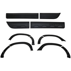 Resim Dacia Duster Dodik Seti - Çamurluk Ve Kapı, Damalı, Sensör Delikli 12 Parça 2018-2024 