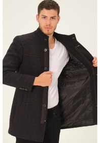 Resim Plt8369 Dewberry Palto-Desenli Siyah-Desenli Siyah 