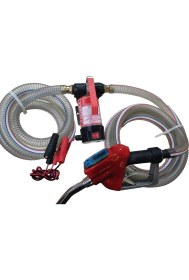 Resim Düzey/12 Volt Mazot Aktarma Pompası&5 Metre Telli Hortum&sayaçlı Tabanca Seti 