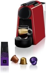 Resim Nespresso Essenza Mini D30 Kapsüllü Kahve Makinesi, Kırmızı 
