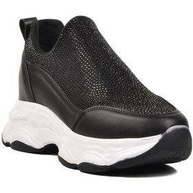 Resim Aspor Siyah Taşlı Kadın Sneaker Çok Renkli 