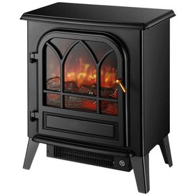 Resim Dlc Flamix 1950w Dekoratif Ayaklı Şömine 