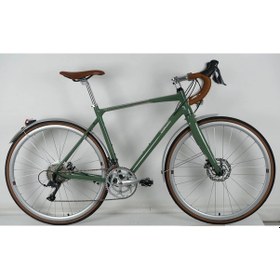 Resim Carraro Townsman 28 Jant 16 Vites 52 Cm Mekanik Fren Şehir Bisikleti-koyu Yeşil-krom 