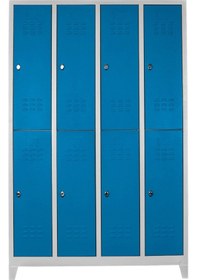 Resim Jessan Ofis 8 li Soyunma Dolabı Gri-Mavi 