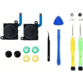 Resim Sunshine022 Nintendo Switch 3d Sol Sağ Analog Çubuk Tamir Seti 13 Parça Tamir Aletleri 