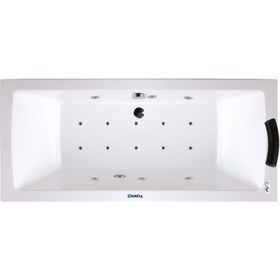 Resim Renkli Düz Küvet | Jakuzi | Zeugma | Sanacryl - 100x180 / Siyah/Beyaz / 1 Kişilik 