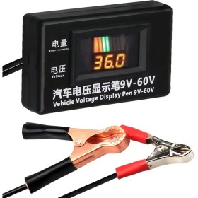 Resim XML Dünyası 9-60V Otomotiv LCD Dijital Devre Test Cihazı Gerilim Ölçer 