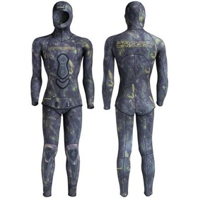 Resim Cressi Lampuga Man 7+5 Mm Dalış Elbisesi Xlarge Kamuflaj 