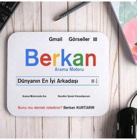 Resim Dünyanın En Iyi Arkadaşı Arama Motorlu Mouse Pad 