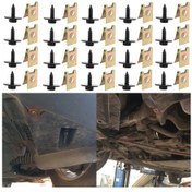 Resim Lasonstiges Bmw F21 E87 E30 E91 F30 F35 E34 E61 F07 Çamurluk Gövdesi Undertray Altıgen Somun Şasi Yıkayıcı U-şekilli Klip 2000 - 2017 