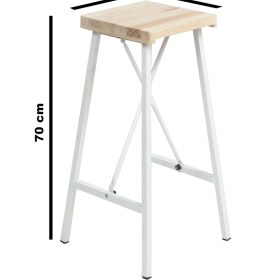 Resim Bar Sandalyesi Bar Taburesi Mutfak Taburesi 5072 