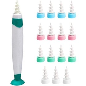 Resim Suntek Kulak Kiri Temizleyici Temizleme Çubuğu Sökücü Yeşil 