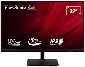 Resim ViewSonic 27 16:9 1920 x 1080 SuperClear IPS LED monitör, W125839848 (4 ms, 250 nits, VGA ve HDMI bağlantı noktası, görüntüleme açısı H 178 / V 178) 